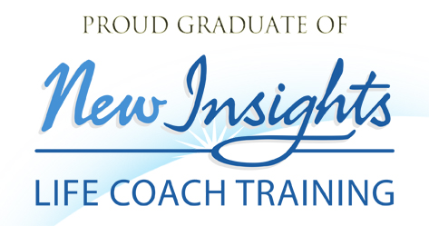Proud graduate of New Insights Life Coach Training Logo for Belinda Solomon © copyright.